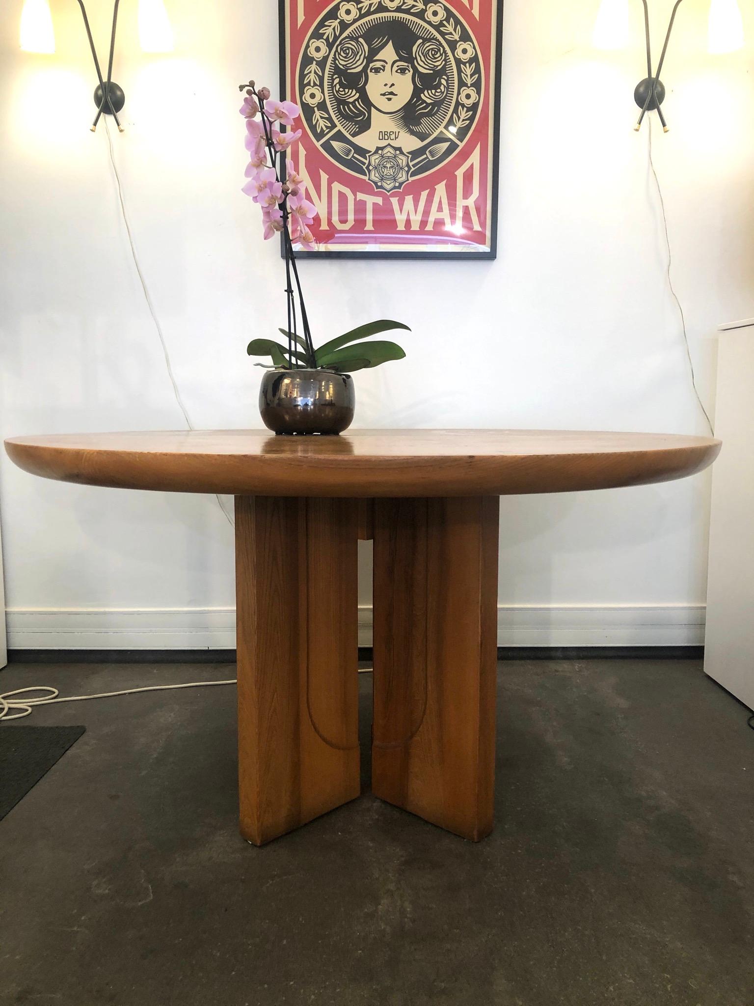 Mid-Century Modern Dining Table by Luigi Gorgoni, 1974