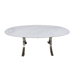 Mod T102 for Tecno Marble Dinning Italian Table Designed by Osvaldo Borsani