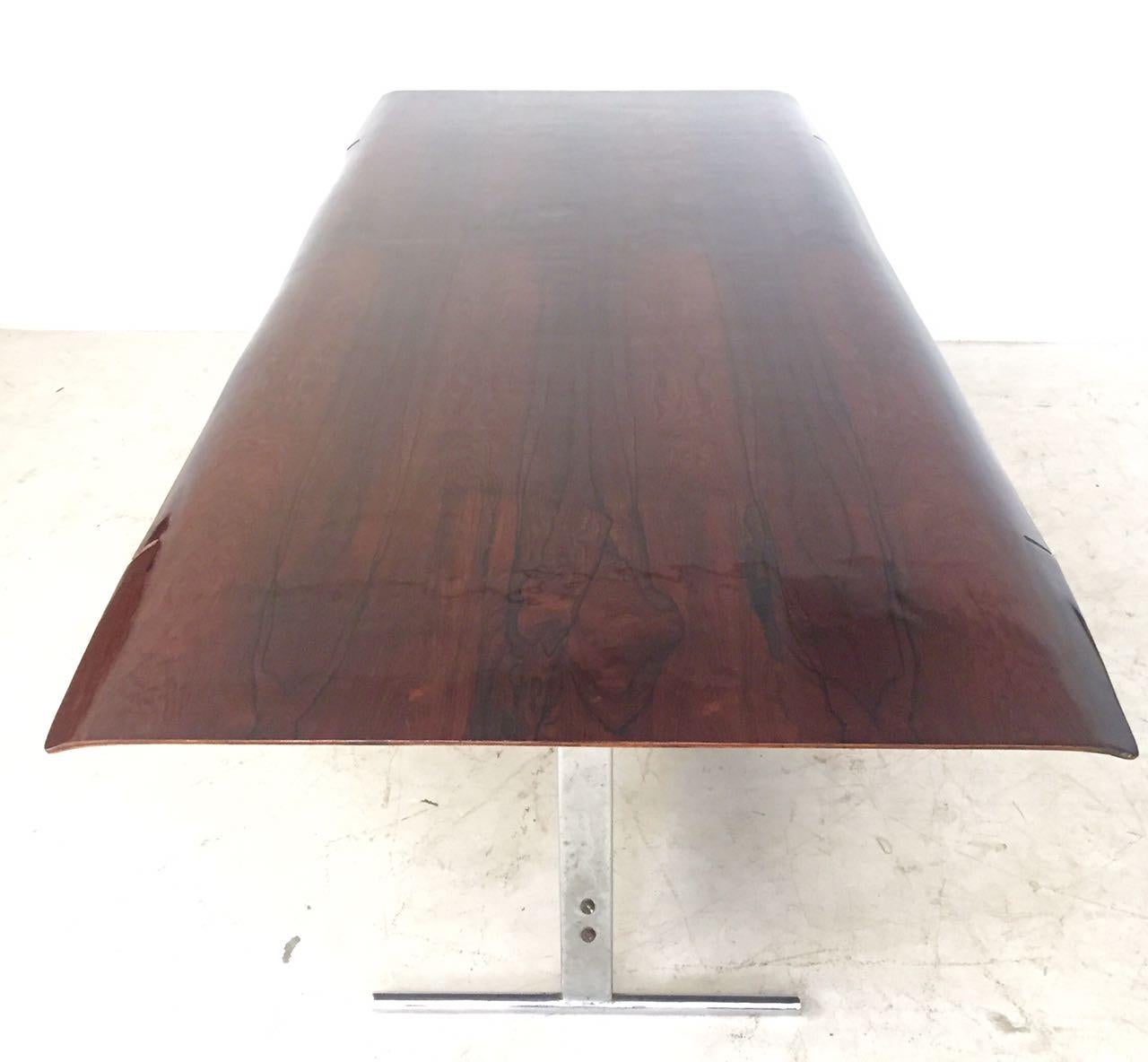 Mid-Century Modern Dinning Table in Brazilian Rosewood by Jorge Zalszupin, 1950s