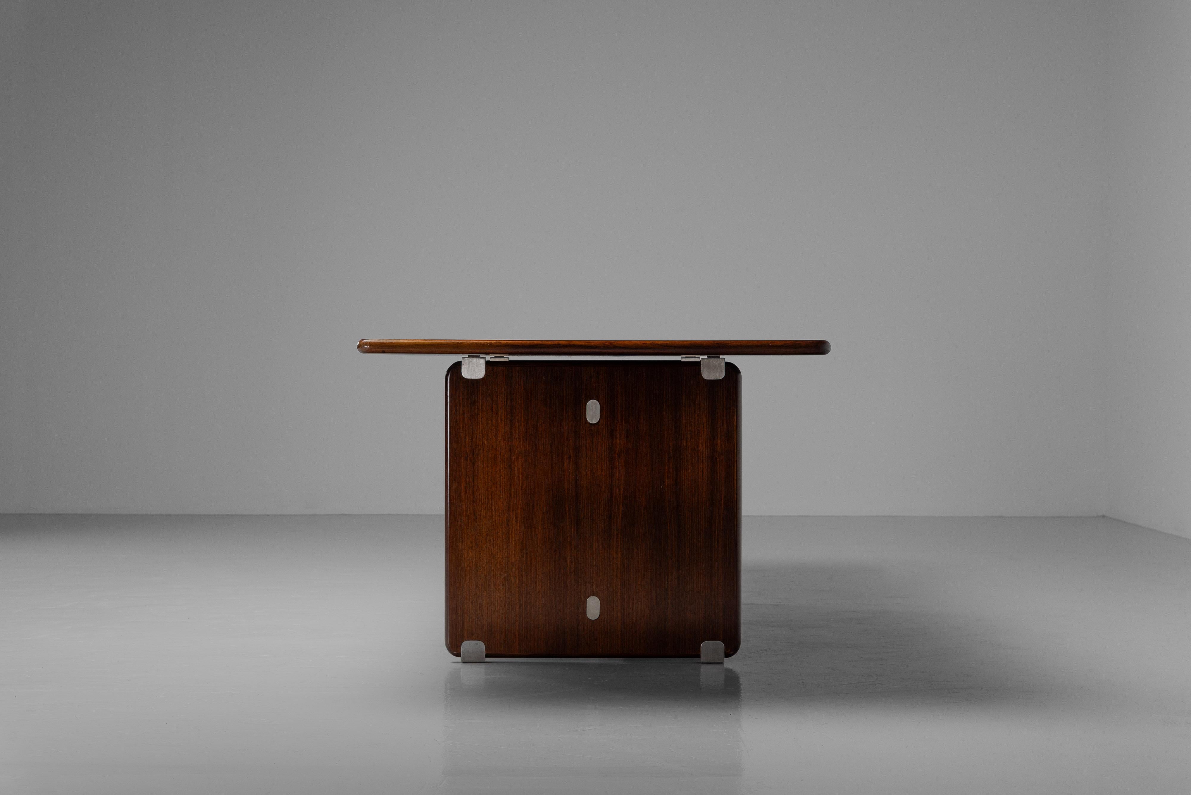 Mid-Century moderno Tavolo da pranzo o da lavoro Dino Cavalli Tredici & Co Italia 1971 in vendita
