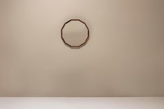 Dino Cavalli Geometric Mirror in Rosewood, Italy 1960s