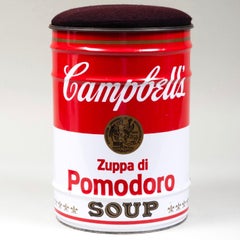 Dino Gavina for Studio Simon, Andy Warhol Campbell’s Soup Can Stool, Italy, 1971