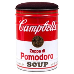 Dino Gavina for Studio Simon, Andy Warhol Campbell’s Soup Can Stool, Italy, 1971