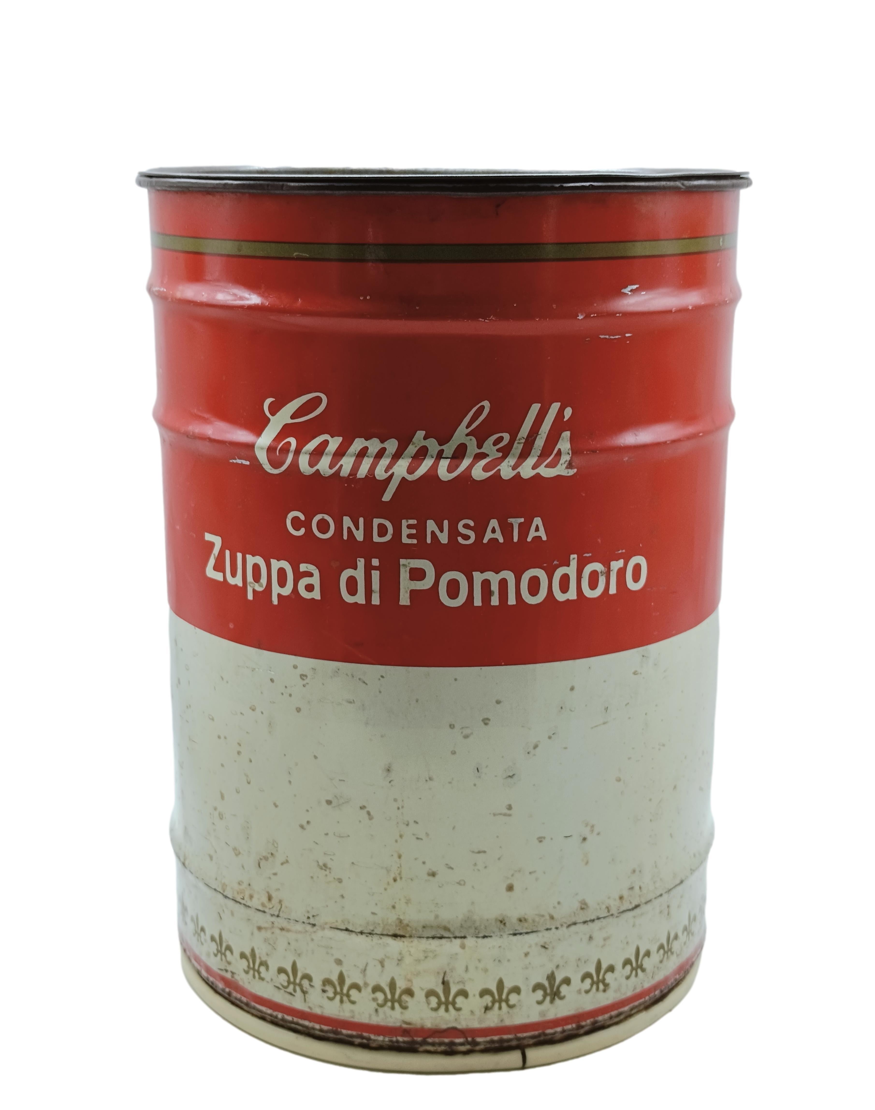 Dino Gavina für Studio Simon, Andy Warhol Campbell's Soup Hocker, Italien 1971 (Italian) im Angebot