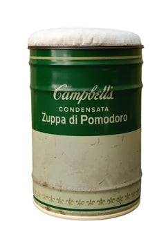 Dino Gavina for Studio Simon, Andy Warhol Campbell's Soup Stool, Italy 1971