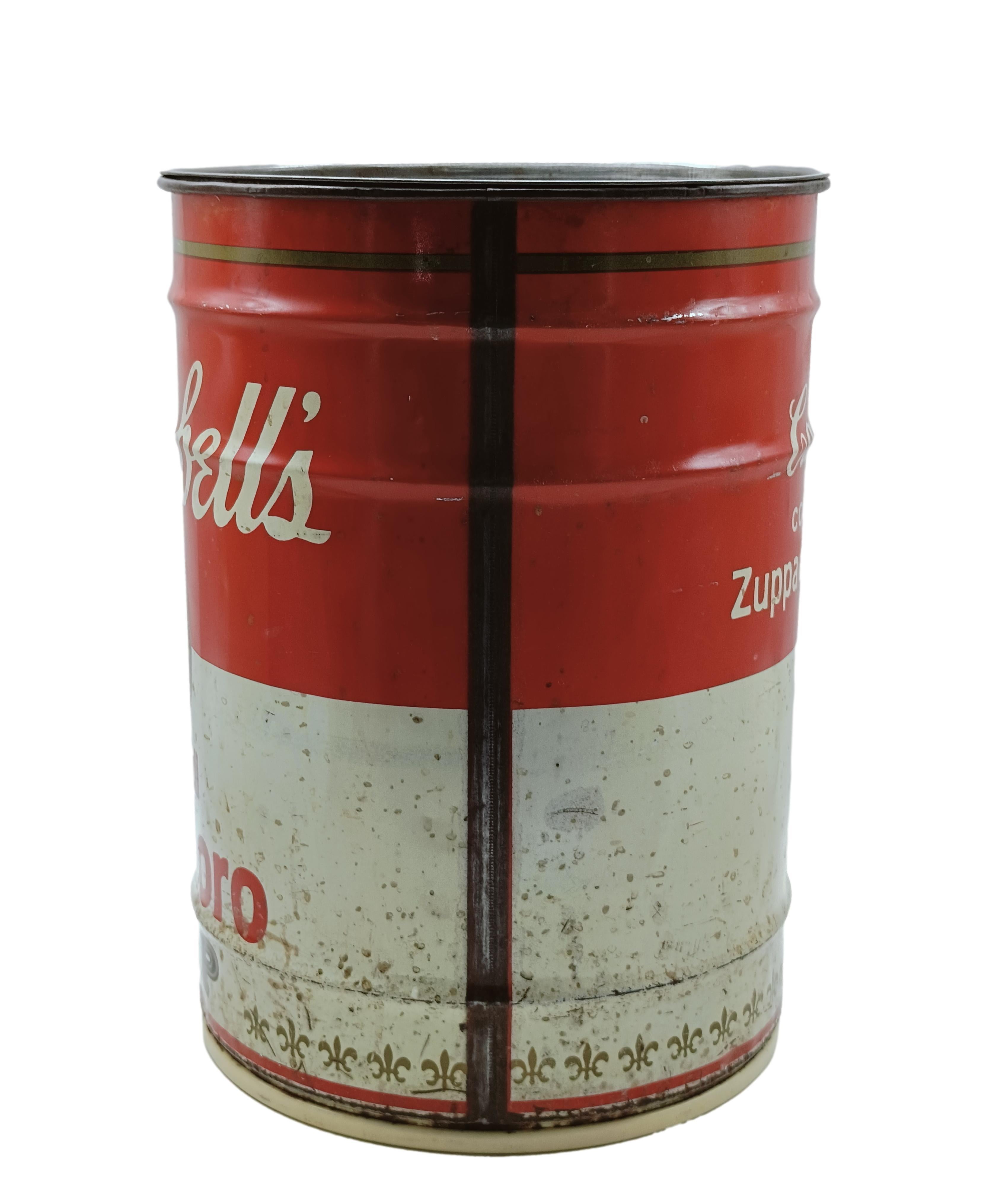 Dino Gavina für Studio Simon, Andy Warhol Campbell's Soup Hocker, Italien 1971 (Late 20th Century) im Angebot
