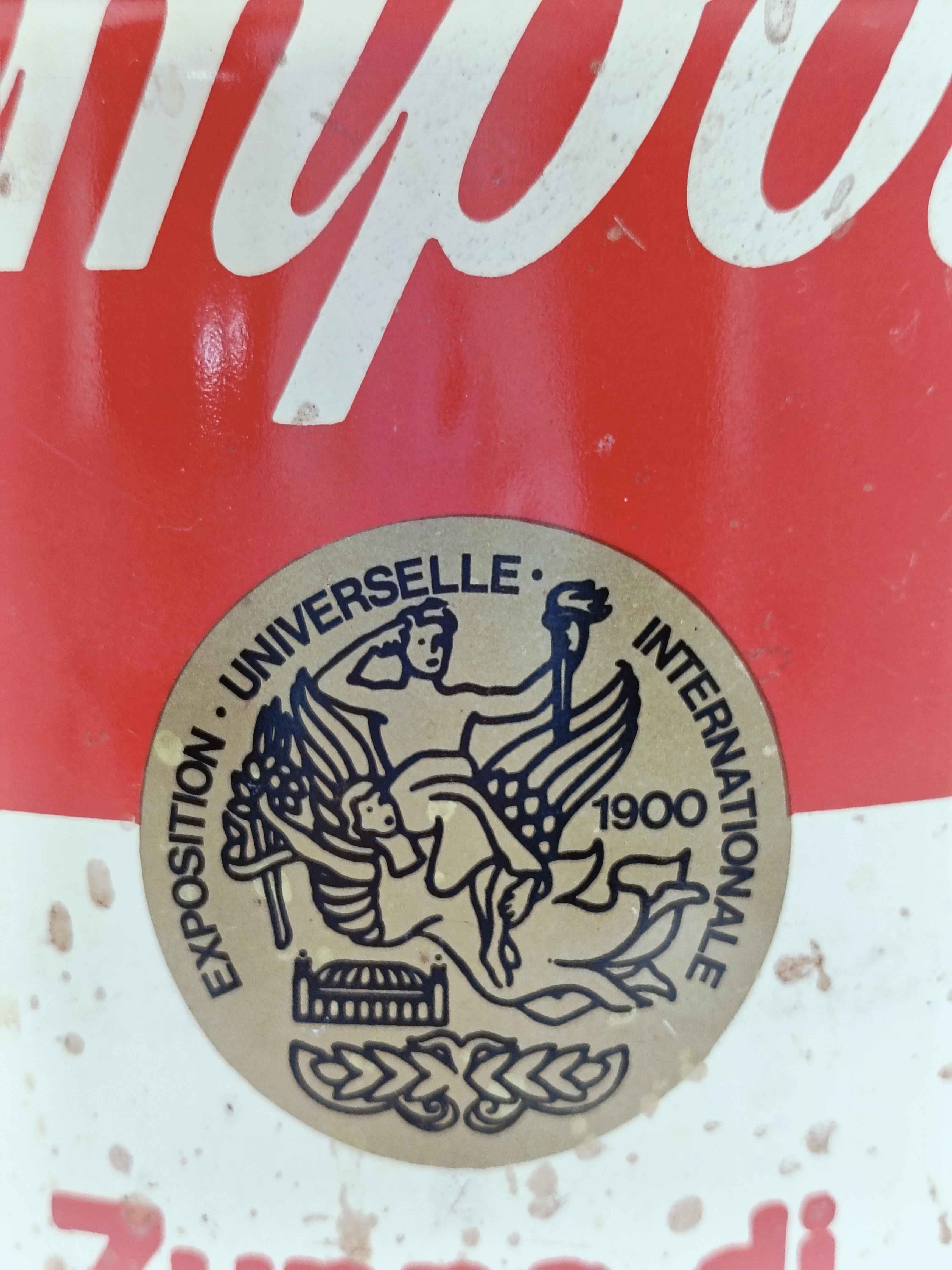 Dino Gavina für Studio Simon, Andy Warhol Campbell's Soup Hocker, Italien 1971 (Metall) im Angebot