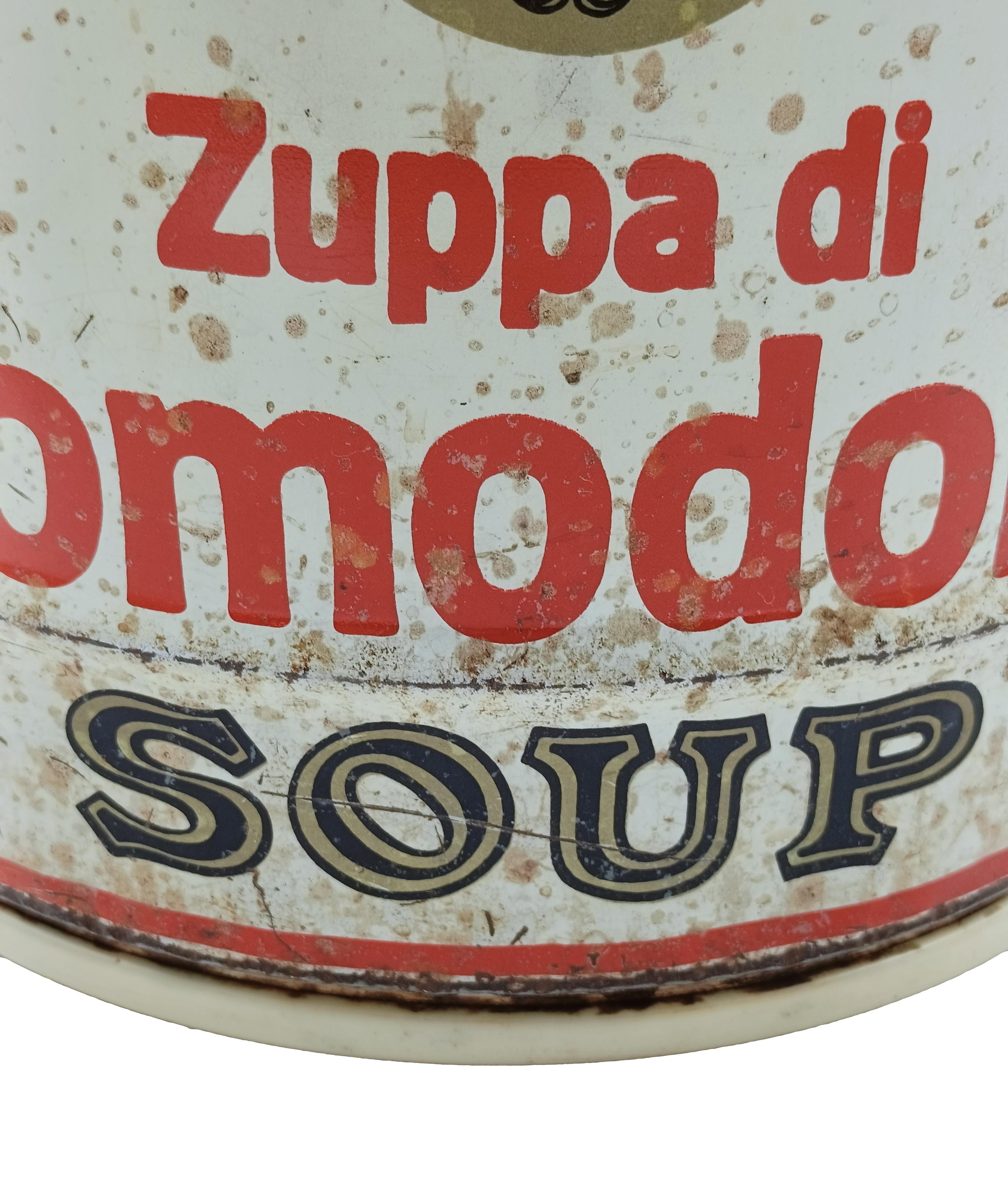 Dino Gavina für Studio Simon, Andy Warhol Campbell's Soup Hocker, Italien 1971 im Angebot 1
