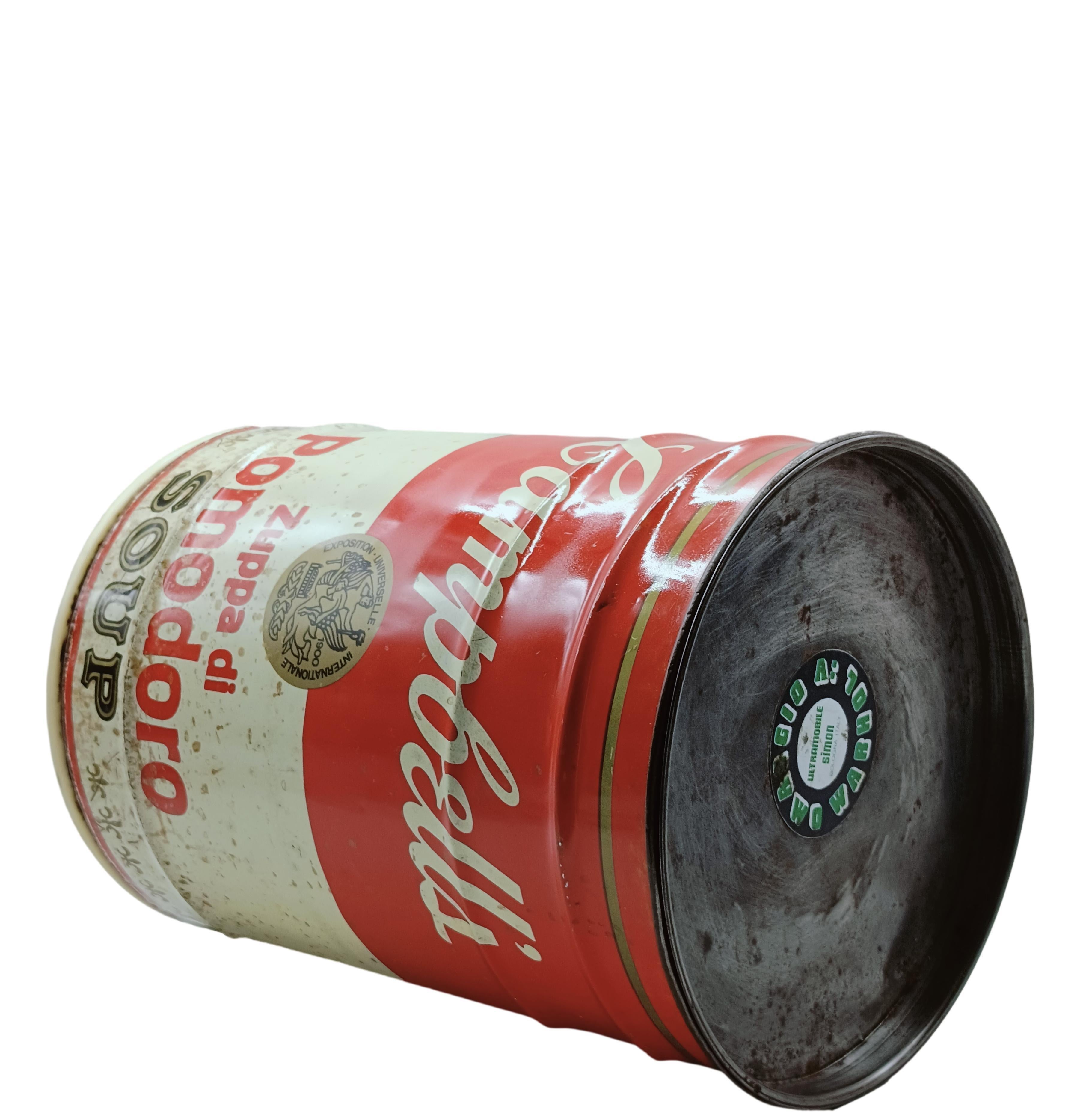 Dino Gavina für Studio Simon, Andy Warhol Campbell's Soup Hocker, Italien 1971 im Angebot 2
