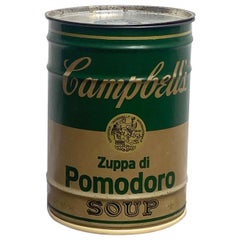 Vintage Dino Gavina, Tomato Soup Stool Homage to Andy Warhol