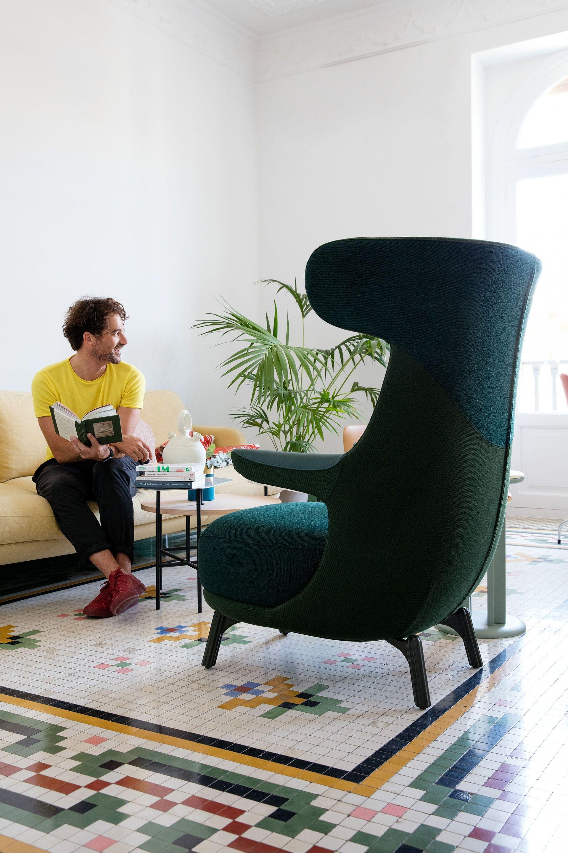 Contemporary Dino Hayon Edition Red Armchair by Jaime Hayon For Sale