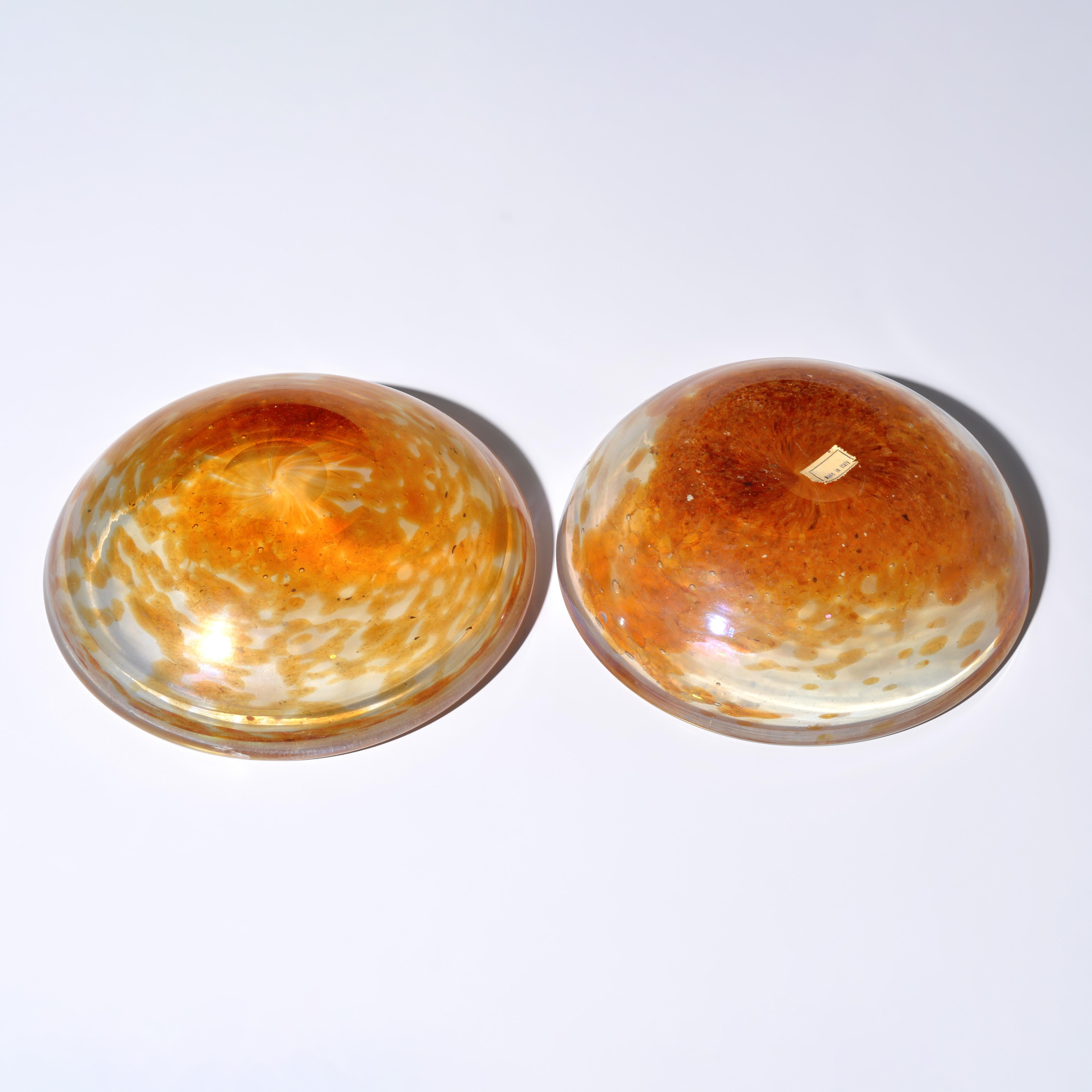 Blown Glass Dino Martens A MACE Bowls, Leslie Pina Collection, Priced Each For Sale