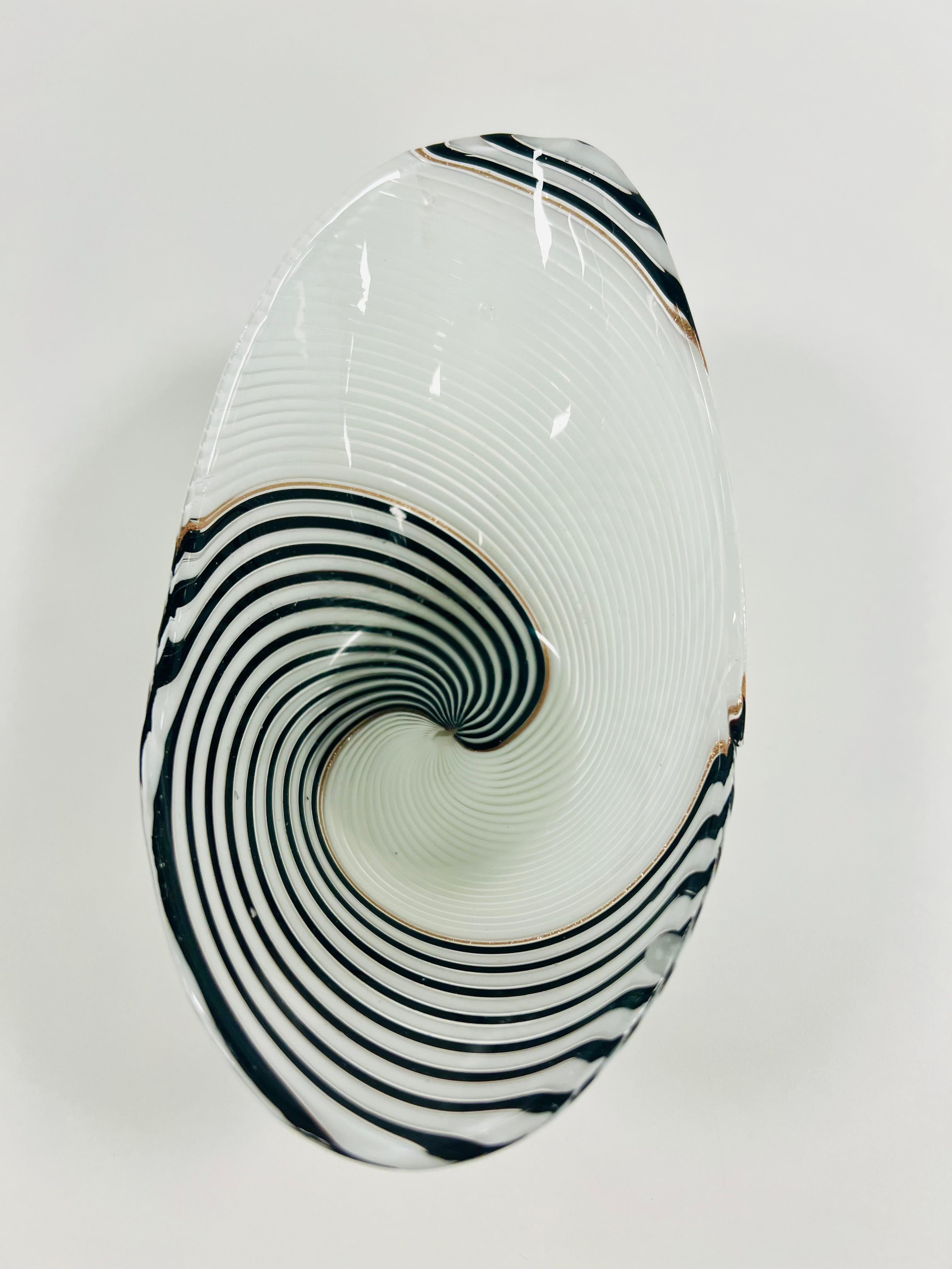 Fait main Cendrier Dino Martens en verre de Murano circa 1950 en vente