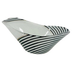Cenicero Dino Martens de cristal de Murano circa 1950