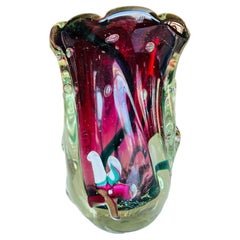 Dino Martens pour Aureliano Toso 1950 Murano avec animaux marins modèle 6135.