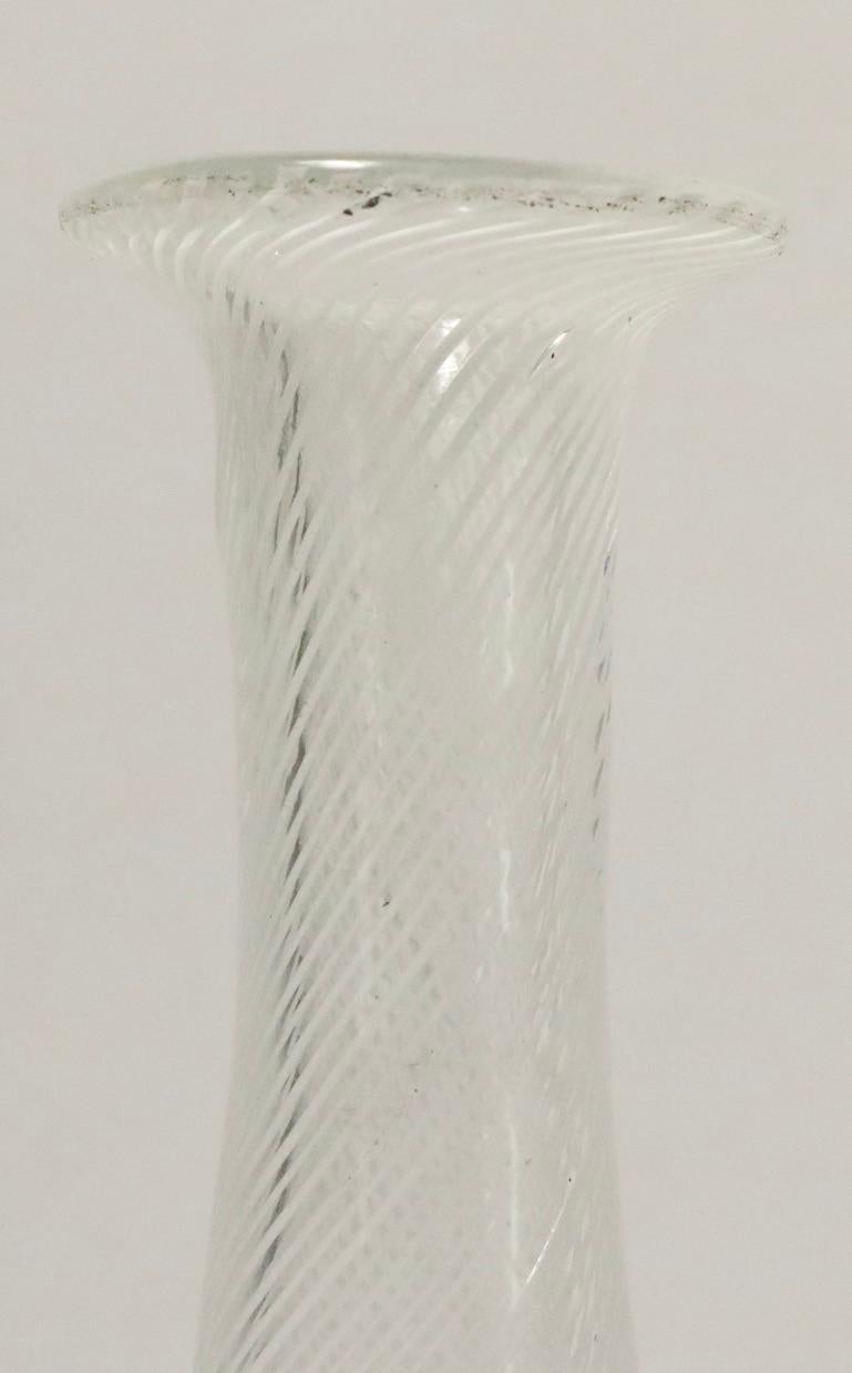 Dino Martens per Aureliano Toso Vaso in vetro artistico di Murano Mazza Filigrana in vendita 5