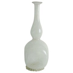 Dino Martens pour Aureliano Toso Vase en verre d'art de Murano Mazza Filigrana