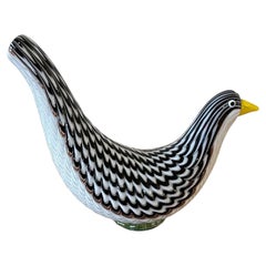 Dino Martens for Aureliano Toso "Trina" Vase Murano Glass Bird, 1950s