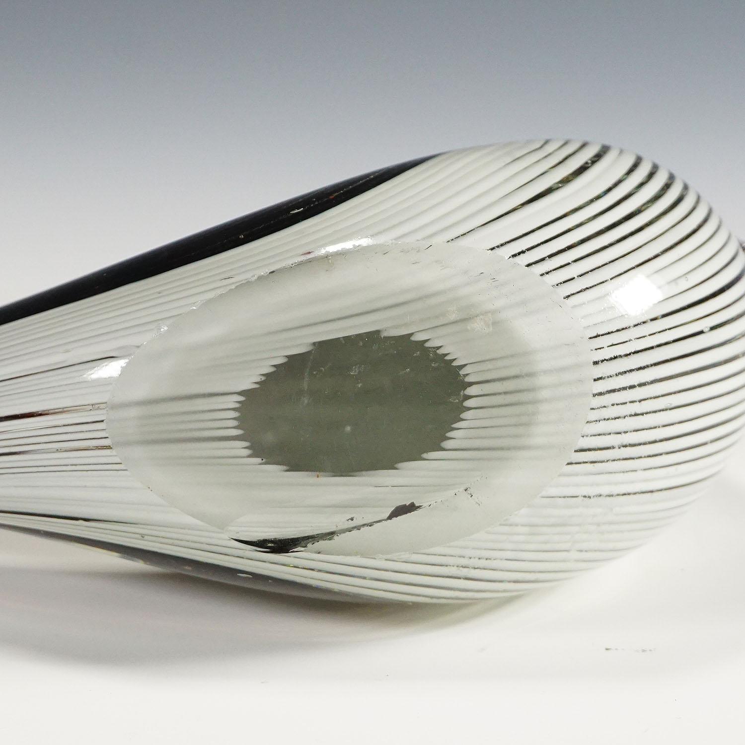 Dino Martens for Aureliano Toso Waterbird in Filigrana Semplice Glass ca. 1950ti 1