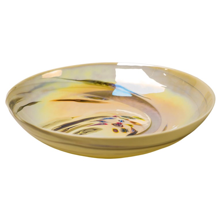 Dino Martens Glass Bowl For Sale