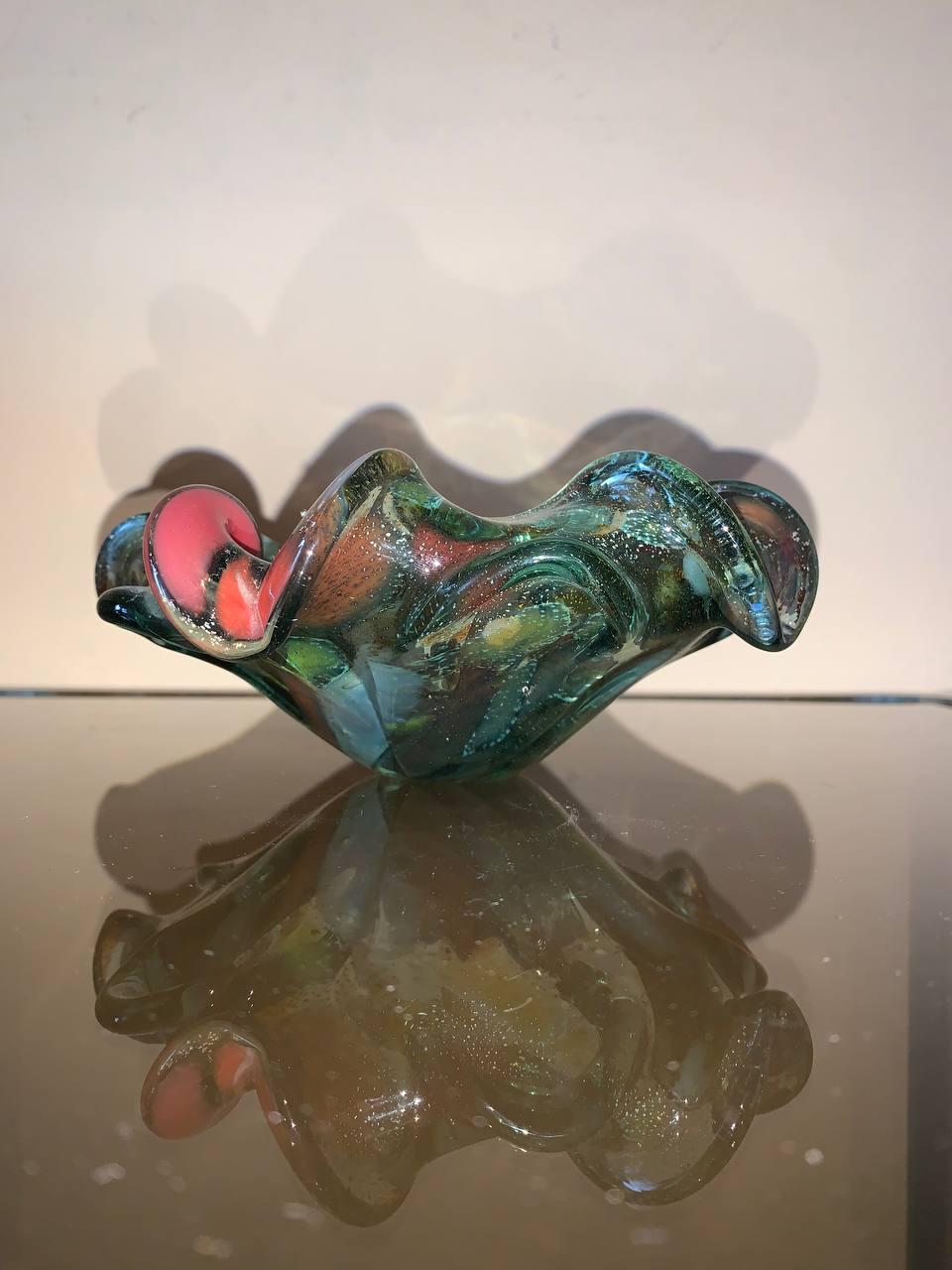 Dino Martens aus Muranoglas 1950er Jahre (Handgeknüpft) im Angebot