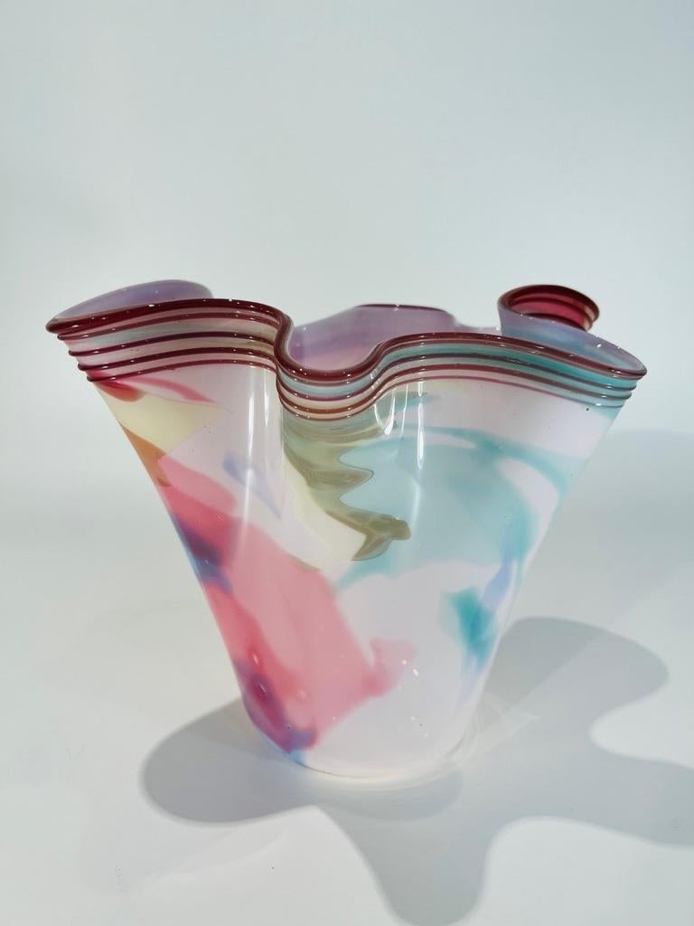 International Style Dino Martens Italian Multicolor 1950 Murano Glass 