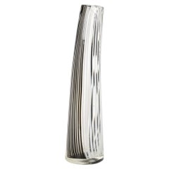 Dino Martens Italian Murano Bianca Nero Art Glass Vase