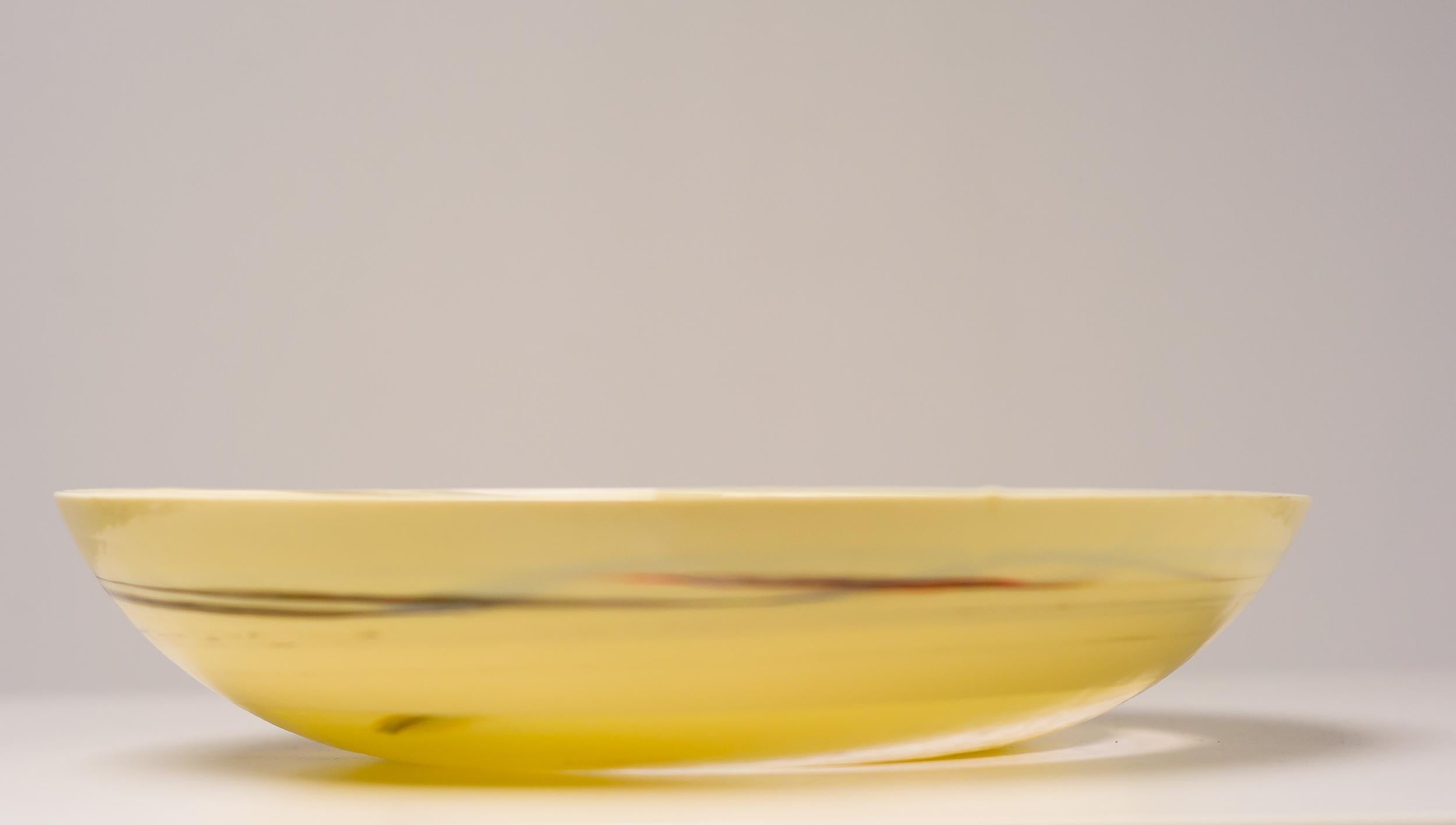 Mid-Century Modern Grand bol en verre Dino Martens en vente