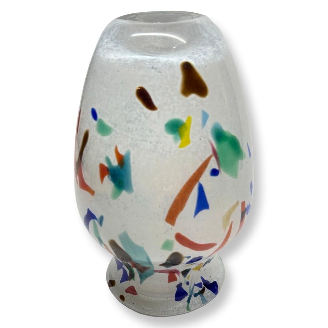 Polished Dino Martens, Murano Glass Designer Vase for Aureliano Toso, Italy, 1950s For Sale