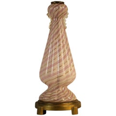 Dino Martens Murano Glass Table Lamp