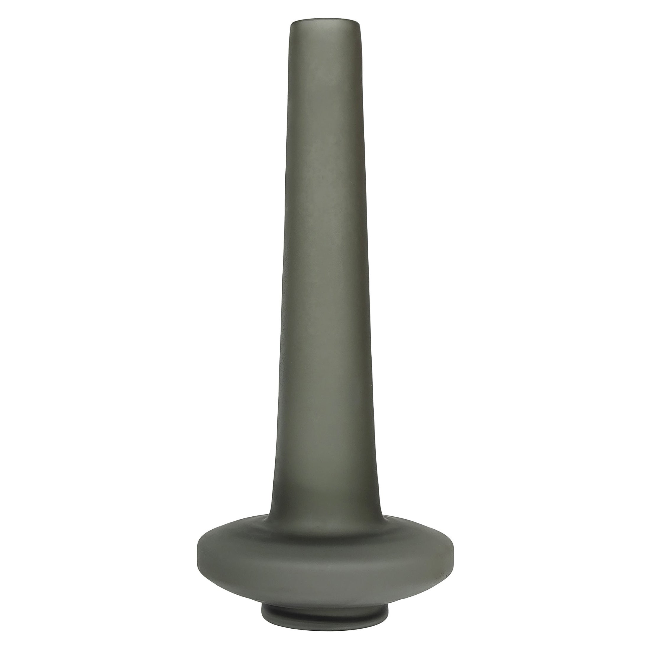 Dino Martens Murano Grigio Superficie Satinata Vaso di Fiori in Vetro d
Arte Italiana A Space AGE in vendita