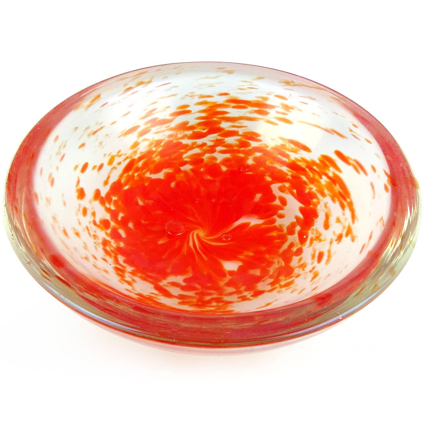 orange decorative bowl