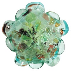 Murano Ashtray by Dino Martens Art Vetrairia Muranese, Tutti Frutti, Italy 1960s