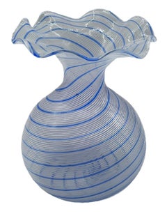 Dino Martens for Aureliano Toso, Murano Glass Vase, Italy, 1950s