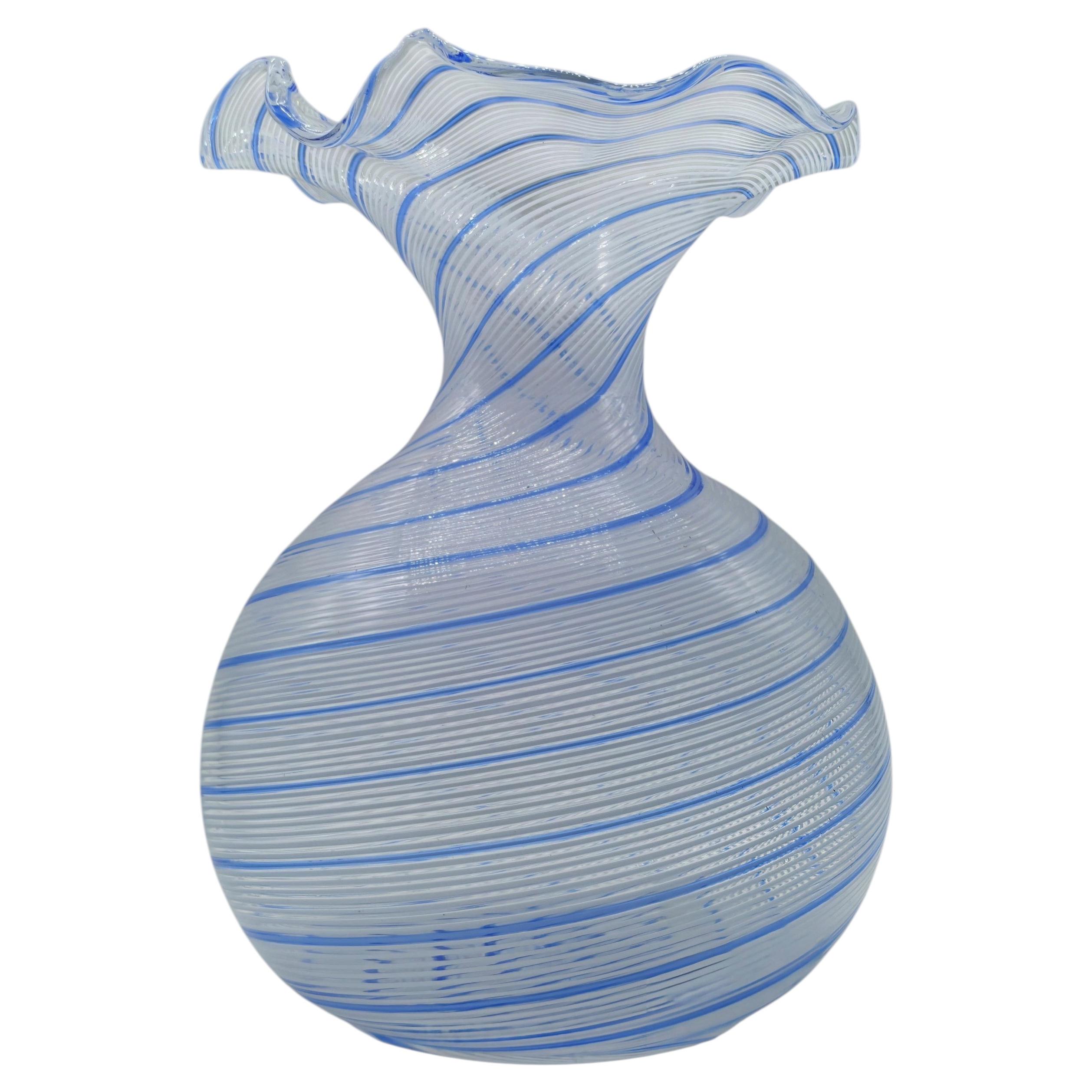 Dino Martens for Aureliano Toso, Murano Glass Vase, Italy, 1950s