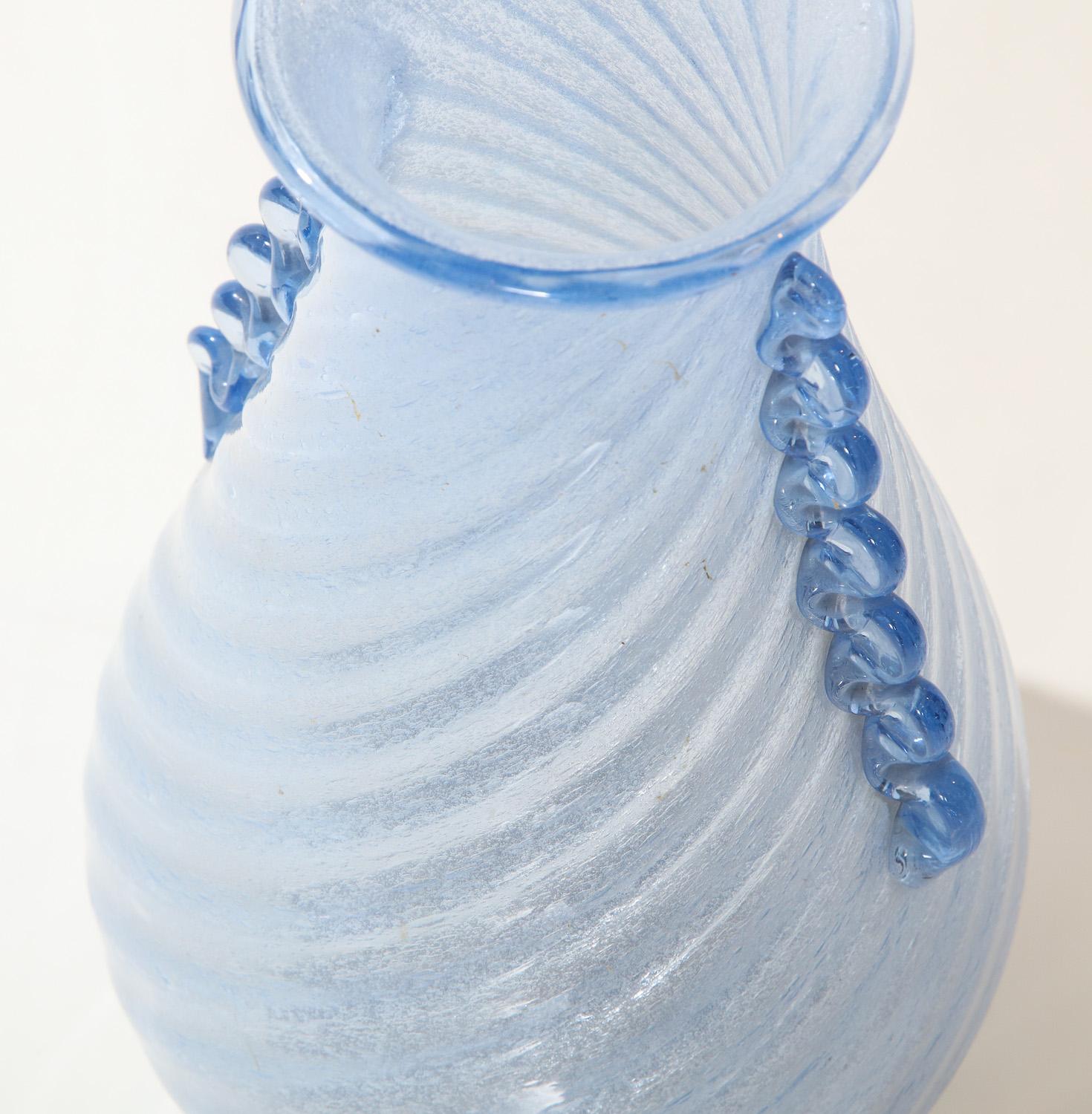 Seltene Pullegoso-Vase von Dino Martens, Ra Rare (Moderne der Mitte des Jahrhunderts) im Angebot