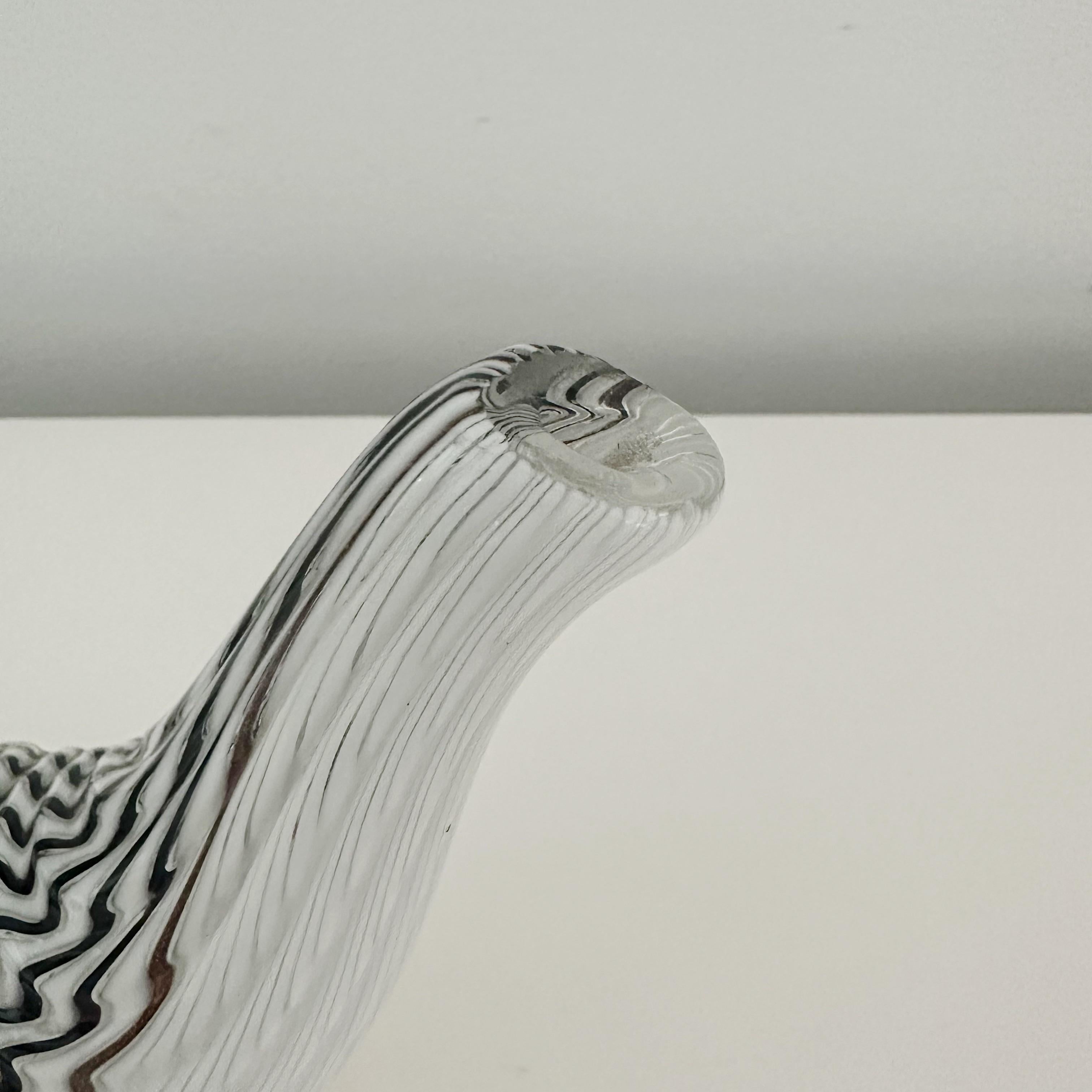 Dino Martens Vase « Trina » avec oiseau en verre de Murano Bon état - En vente à West Palm Beach, FL