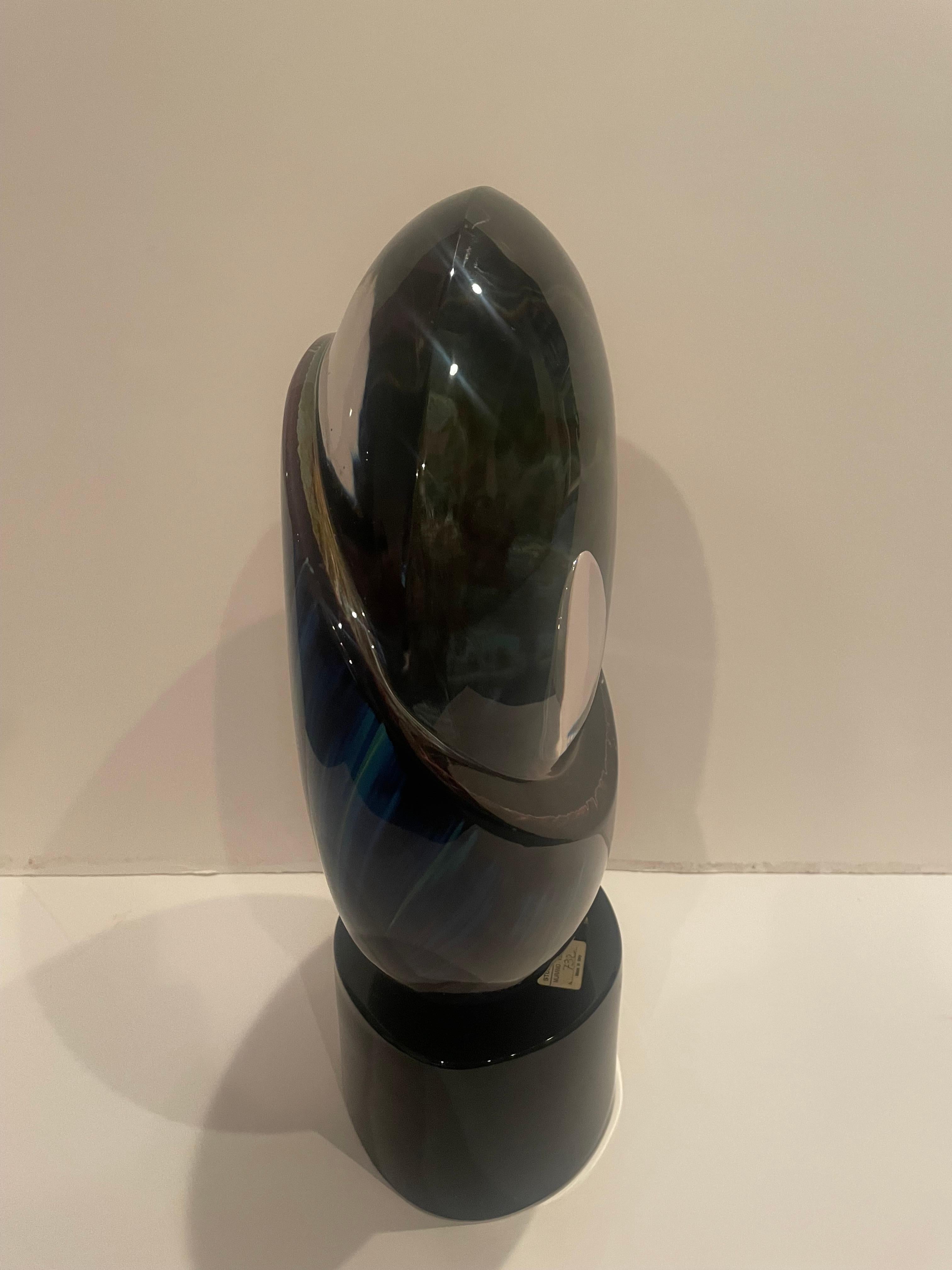 This is an original glass sculpture “The Original Birth of the Universe” by Dino rosin . Measures 17x11 in excellent condition. No chips or scratches.

International buyers must cover shipping expense