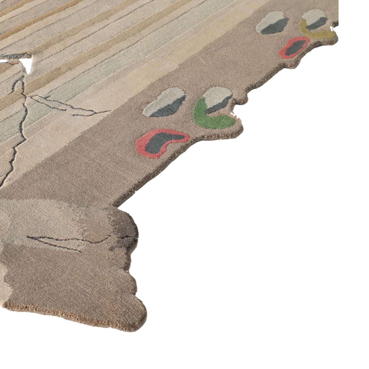 italien Tapis d'art en édition limitée Dinodo Studio Fragment III de Dominik Scharfer en vente