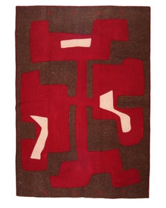 Modern Hand-Felted Rug from Kyrgyzstan by Dinodo Studio 240x170cm (7.9x5.6ft)