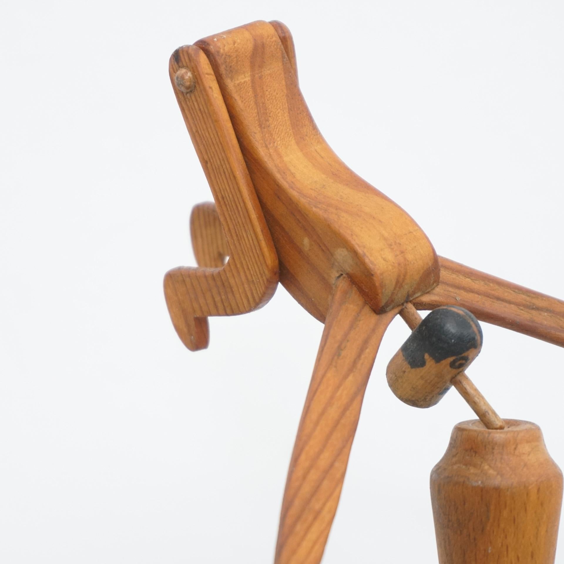 D.Invernon Equilibrist Wood Sculpture, 2020 1