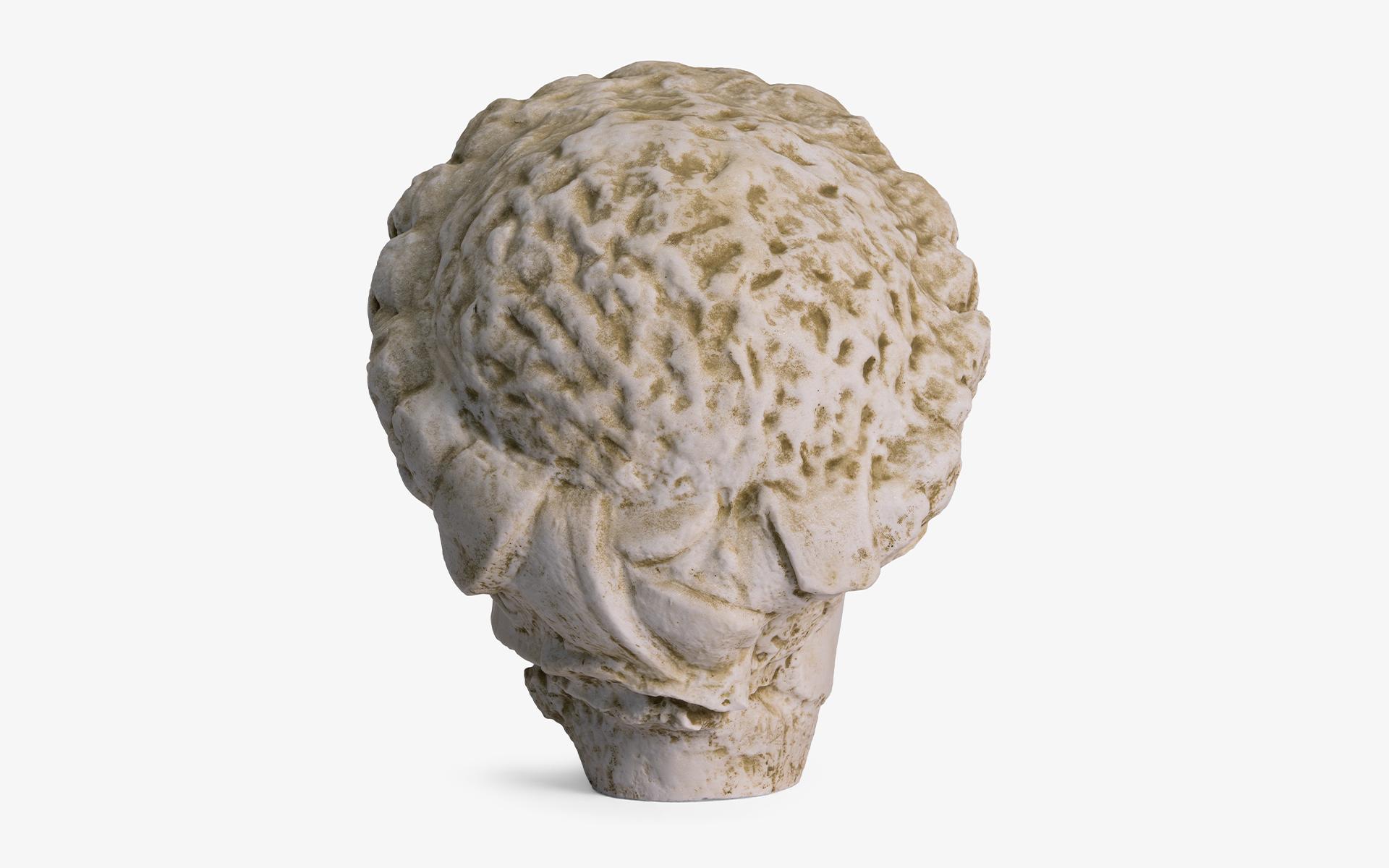 Turkish Diocletianus Bust Made with Compressed Marble Powder Statue For Sale