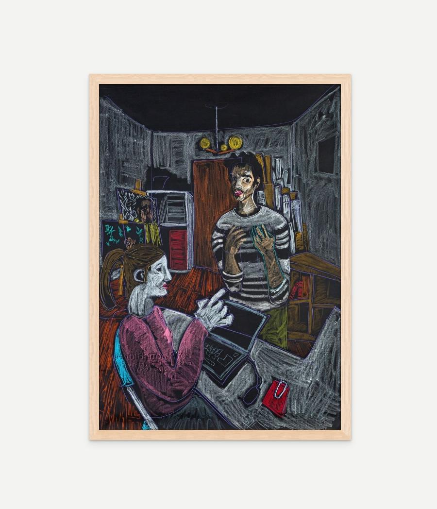 Non ricordo se ha detto Γιώργος o qualcos'altro. - Painting di Diogo Barros Pires