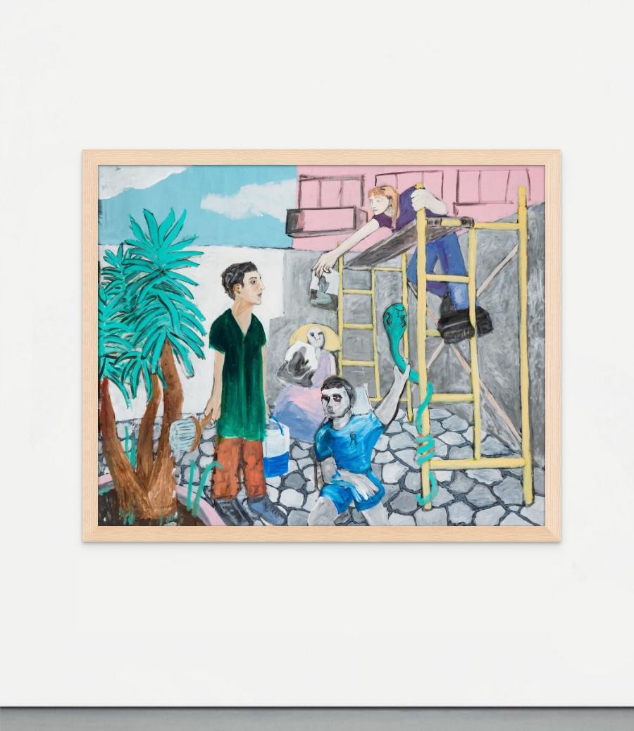 Me, ihr und ein Schaffold (Zeitgenössisch), Painting, von Diogo Barros Pires