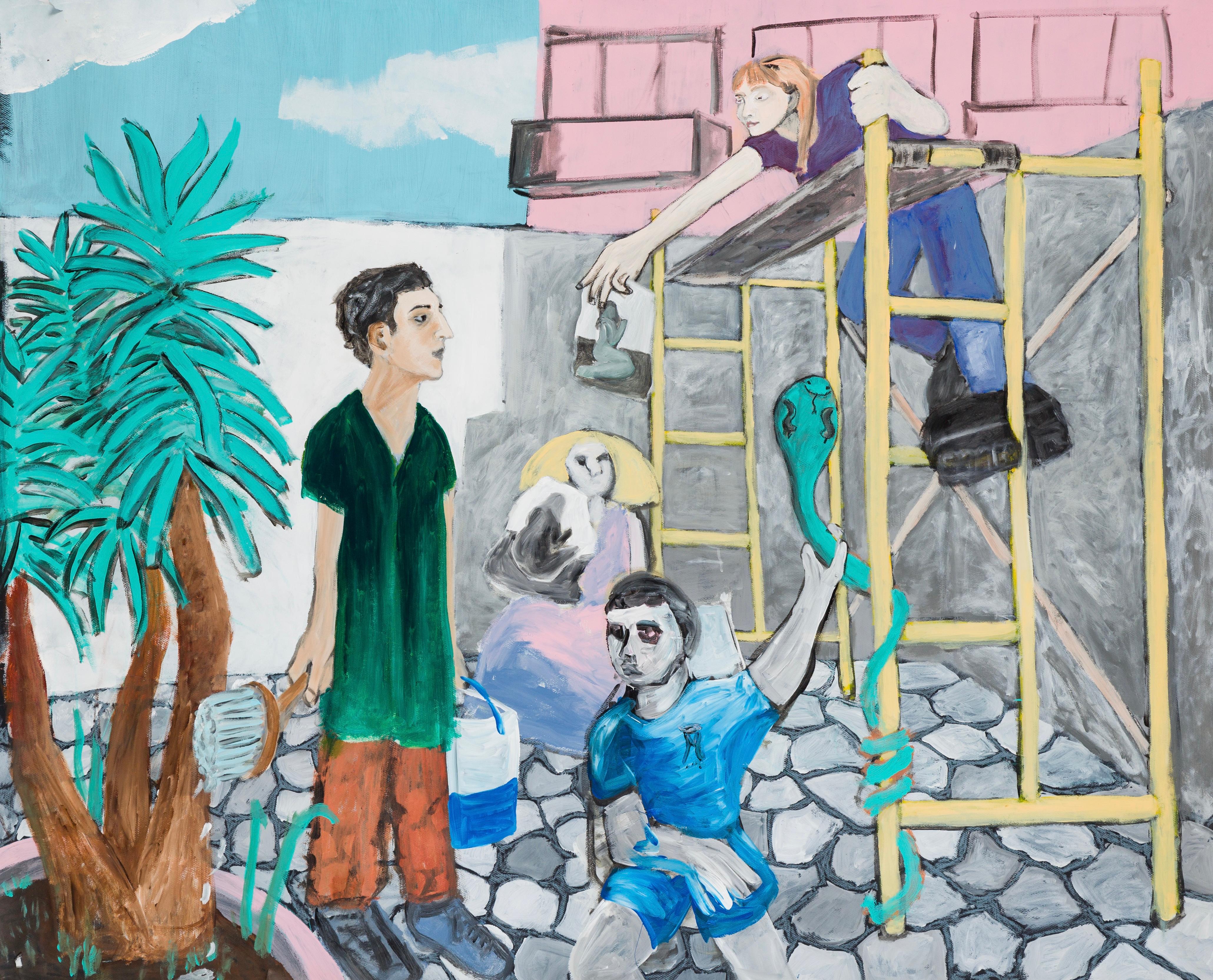 Me, her and a scaffold
