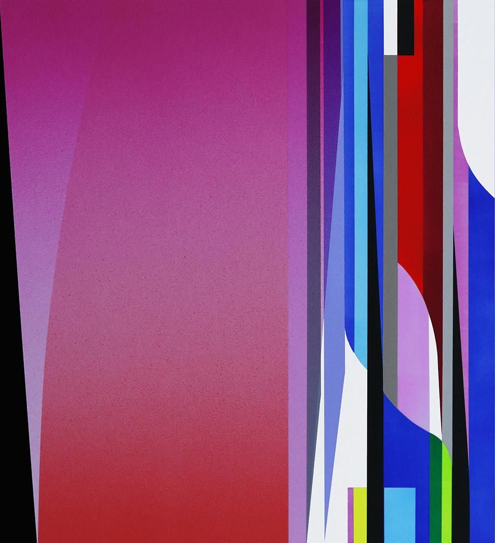 Dion Johnson Abstract Painting - Mercury Curtain