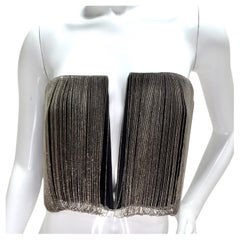 Top senza spalline con perline di Dion Lee