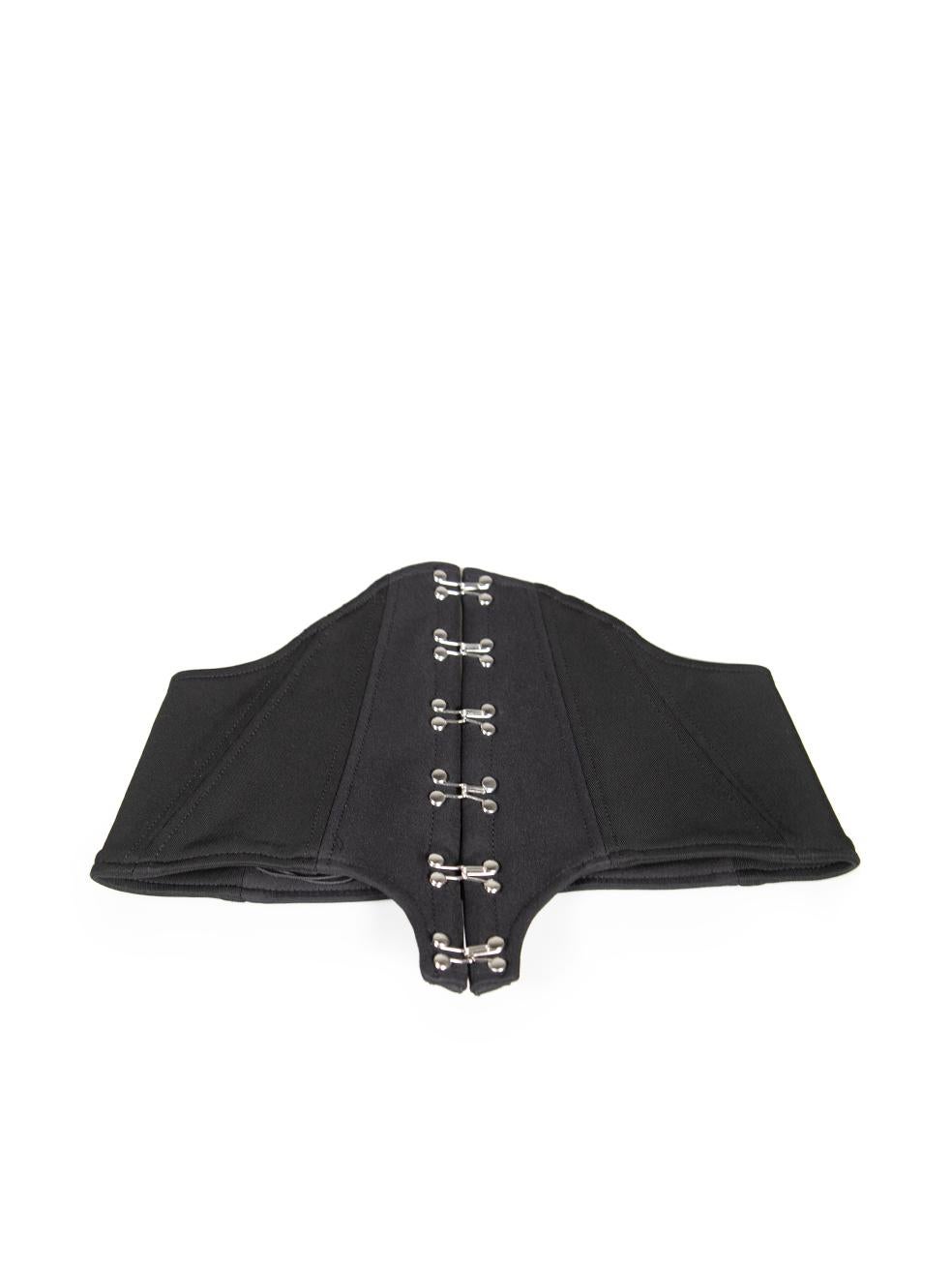 Dion Lee - Top de corset noir à crochets Neuf - En vente à London, GB