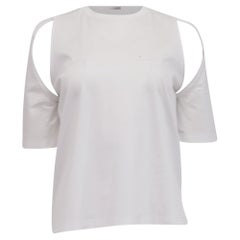 Dion Lee T-Shirt mit Cut-out-Akzenten aus weißer Baumwolle