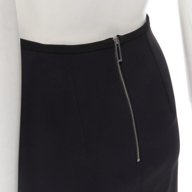 DION LEE laser cut perforated fringe midi skirt S For Sale 2